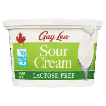 Gay Lea Lactose Free Sour Cream 14% M.F. 450ml