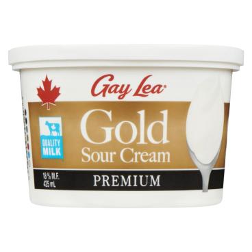 Gay Lea Sour Cream 18% M.G. 425ml