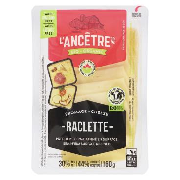 L'Ancêtre Organic Sliced Raclette 160g