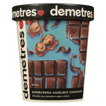 Demetres Supercrema Hazelnut Chocolate Ice Cream 500ml | Canadian