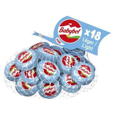 Group Bel Canada Inc. Lactose Free Light Mini Babybel 18x20g