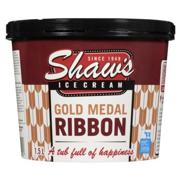 Shaw's Ice Cream Gold Medal Ribbon Ice Cream 1.5L