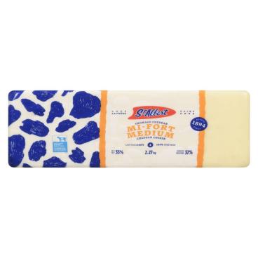 St-Albert Medium White Cheddar 2.27kg