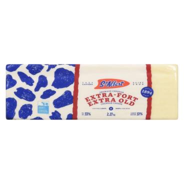St-Albert Extra Old White Cheddar 2.27kg