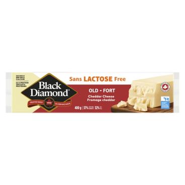 Black Diamond Lactose Free Old White Cheddar 400g