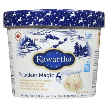 Kawartha Dairy Reindeer Magic Ice Cream (Seasonal) 1.5L