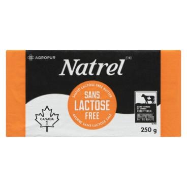 Natrel Lactose Free Butter With Sea Salt 250g