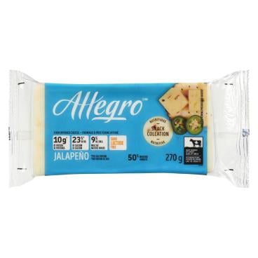Allegro Lactose Free Jalapeño Snack 270g