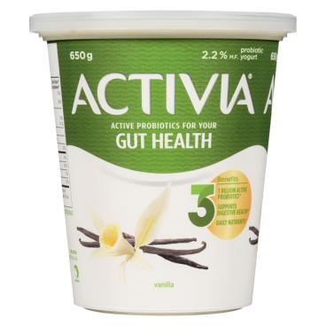 Activia Vanilla Probiotic Yogurt 650g