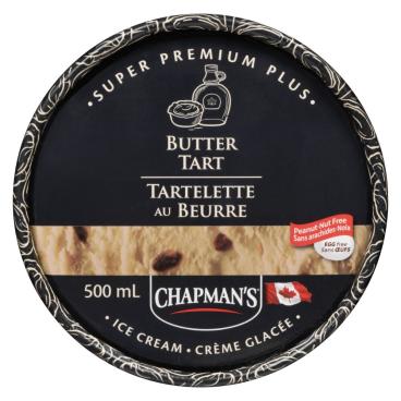 Chapman's Butter Tart Super Premium Plus Ice Cream 500ml