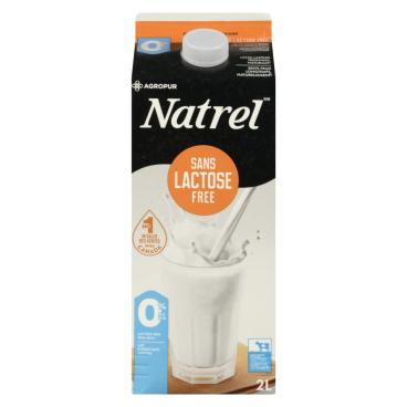 Natrel Lactose Free Skim Milk 0% M.F. 2L