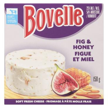 Bovelle Fig & Honey Soft Unripened Cheese 150g