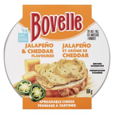 Bovelle Jalapeño & Cheddar Flavoured Spreadable Cheese 184g