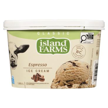 Island Farms Espresso Classic Ice Cream 1.65L