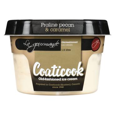Coaticook Praline Pecan & Caramel Old-Fashioned Ice Cream 1.5L