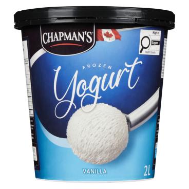 Chapman's Vanilla Frozen Yogurt 2L