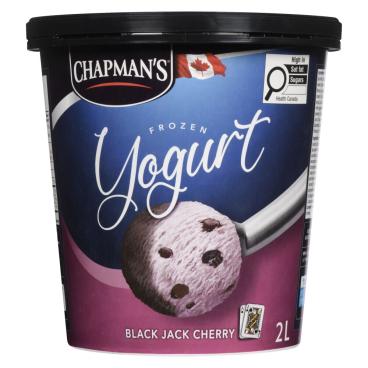 Chapman's Black Jack Cherry Frozen Yogurt  2L