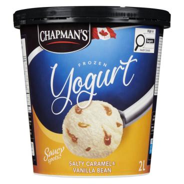 Chapman's Salty Caramel And Vanilla Bean Frozen Yogurt 2L
