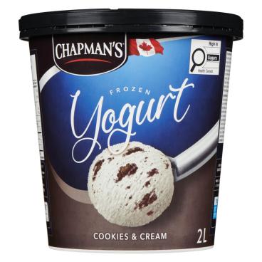 Chapman's Cookies & Cream Frozen Yogurt 2L