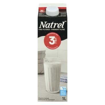 Natrel Fine-Filtered Homogenized Milk 3.25% M.F. 1L