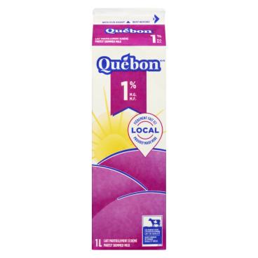 Québon Partly Skimmed Milk 1% M.F. 1L
