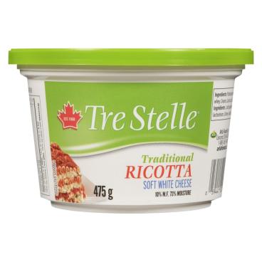Tre Stelle Traditional Ricotta 475g