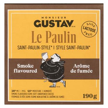 Monsieur Gustav Smoked Flavoured Saint-Paulin 190g