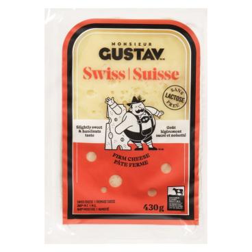 Monsieur Gustav Lactose Free Swiss 430g
