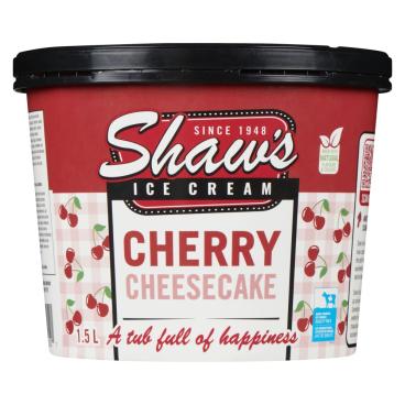 Shaw's Ice Cream Cherry Cheesecake Ice Cream 1.5L