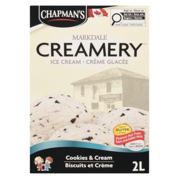 Chapman's Markdale Creamery Cookies & Cream Ice Cream 2L