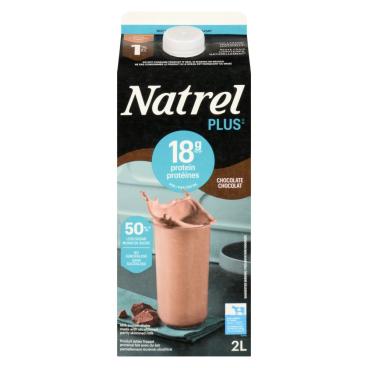 Natrel Plus Lactose Free Chocolate Milk Protein Shake 1% M.F. 2L