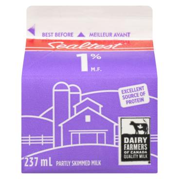 Sealtest Partly Skimmed Milk 1% M.F. 237ml