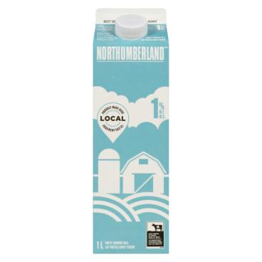 Northumberland Partly Skimmed Milk 1% M.F. 1L