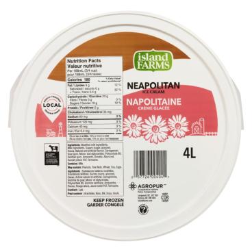 Island Farms Neapolitan Ice Cream 4L