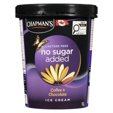 Chapman's No Sugar Added Lactose Free Coffee & Chocolate Ice Cream 1L