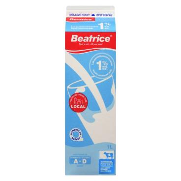Beatrice Partly Skimmed Milk 1% M.F. 1L