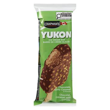 Chapman's Chocolate, Salty Caramel & Peanuts Yukon Ice Cream Bar 90ml