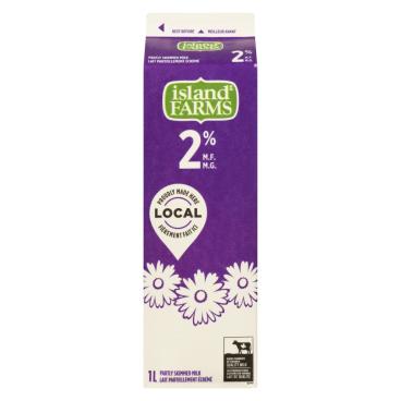 Island Farms Partly Skimmed Milk 2% M.F. 1L