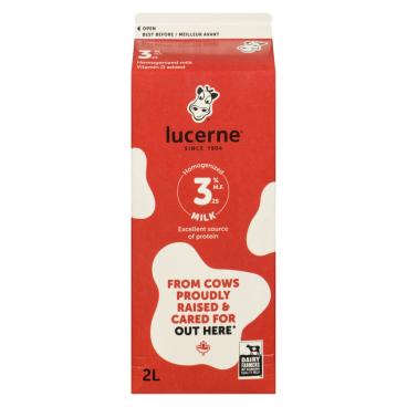 Lucerne Homogenized Milk 3.25% M.F. 2L