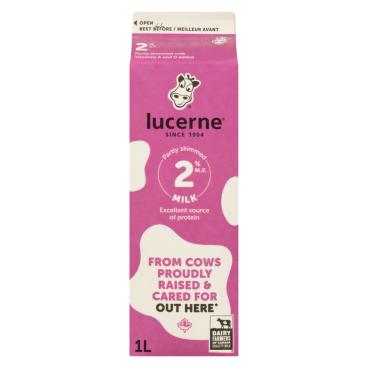 Lucerne Partly Skimmed Milk 2% M.F. 1L