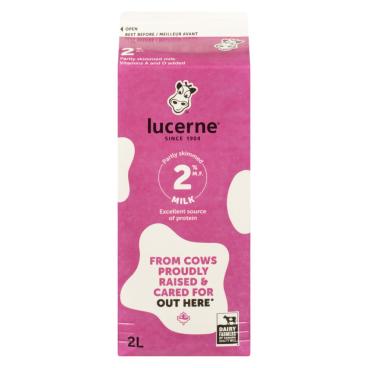 Lucerne Partly Skimmed Milk 2% M.F. 2L