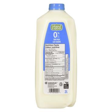 Island Farms Skim Milk 0% M.F. 2L