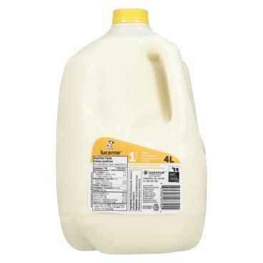 Lucerne Partly Skimmed Milk 1% M.F. 4L