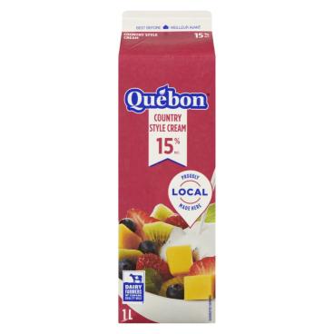 Québon Country Style Cream 15% M.F. 1L