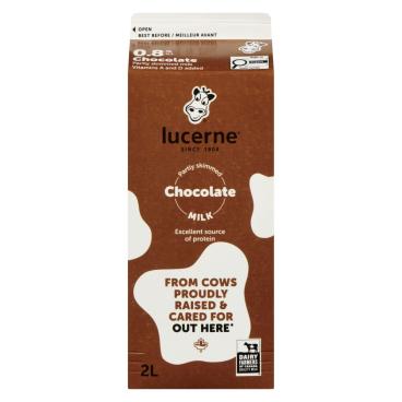 Lucerne Partly Skimmed Chocolate Milk 0.8% M.F. 2L