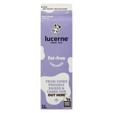 Lucerne Fat Free Creamer 1L