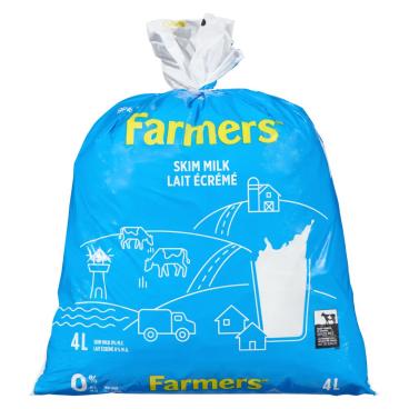 Farmers Skim Milk 0% M.F. 4L