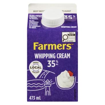 Farmers Whipping Cream 35% M.F. 473ml