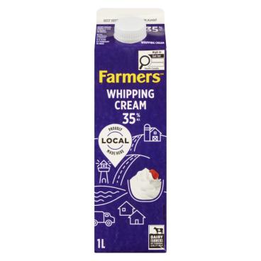 Farmers Whipping Cream 35% M.F. 1L