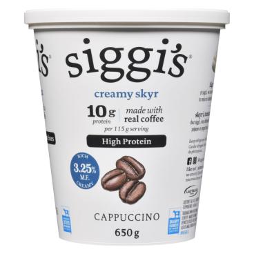 Siggi's Skyr Yogurt Cappuccino 3.25% M.F. 650g